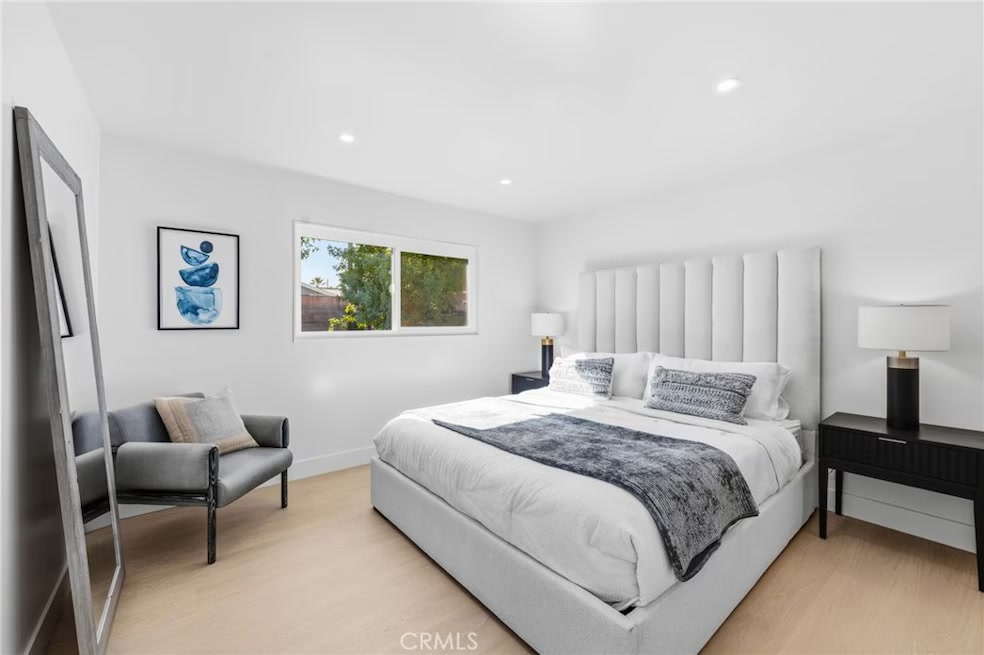 Furnished master bedroom